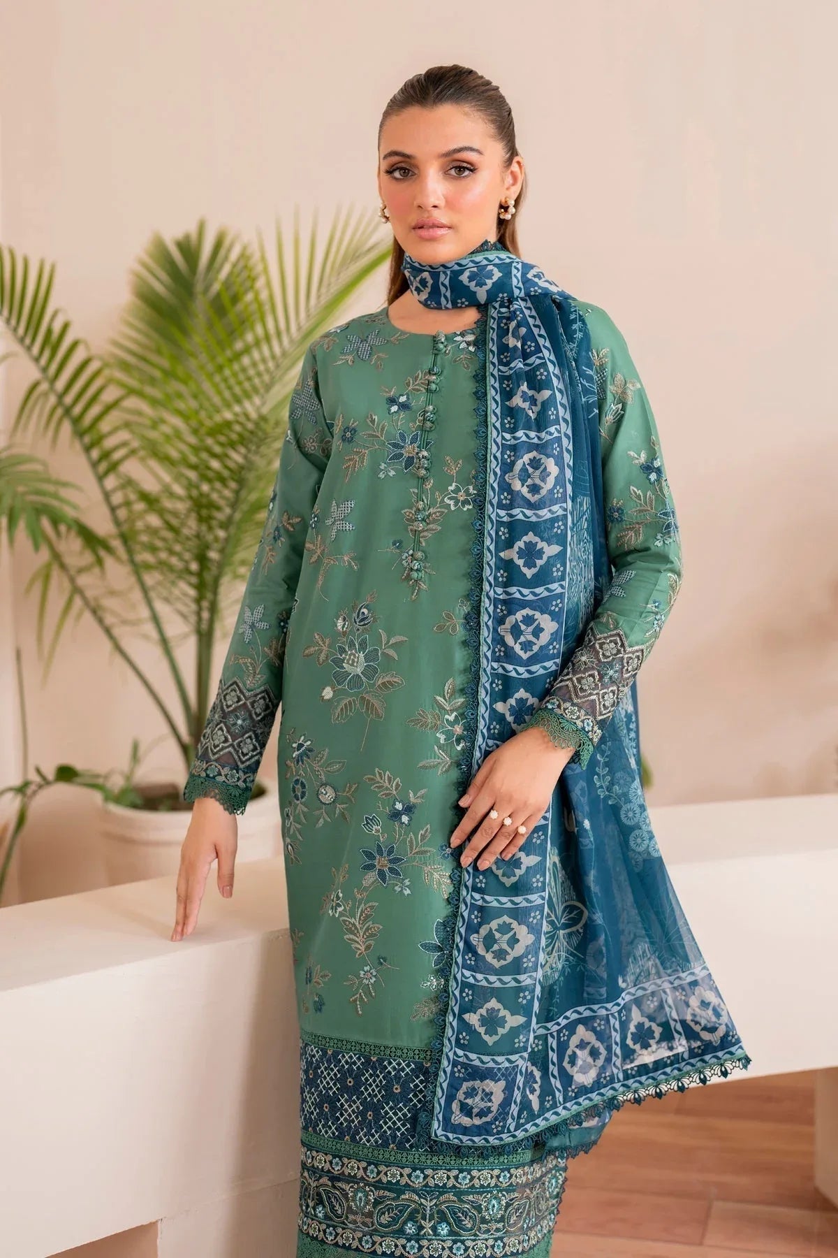 Xenia Formals | Printkari 25 | LUNA - Aqsa Fabrics
