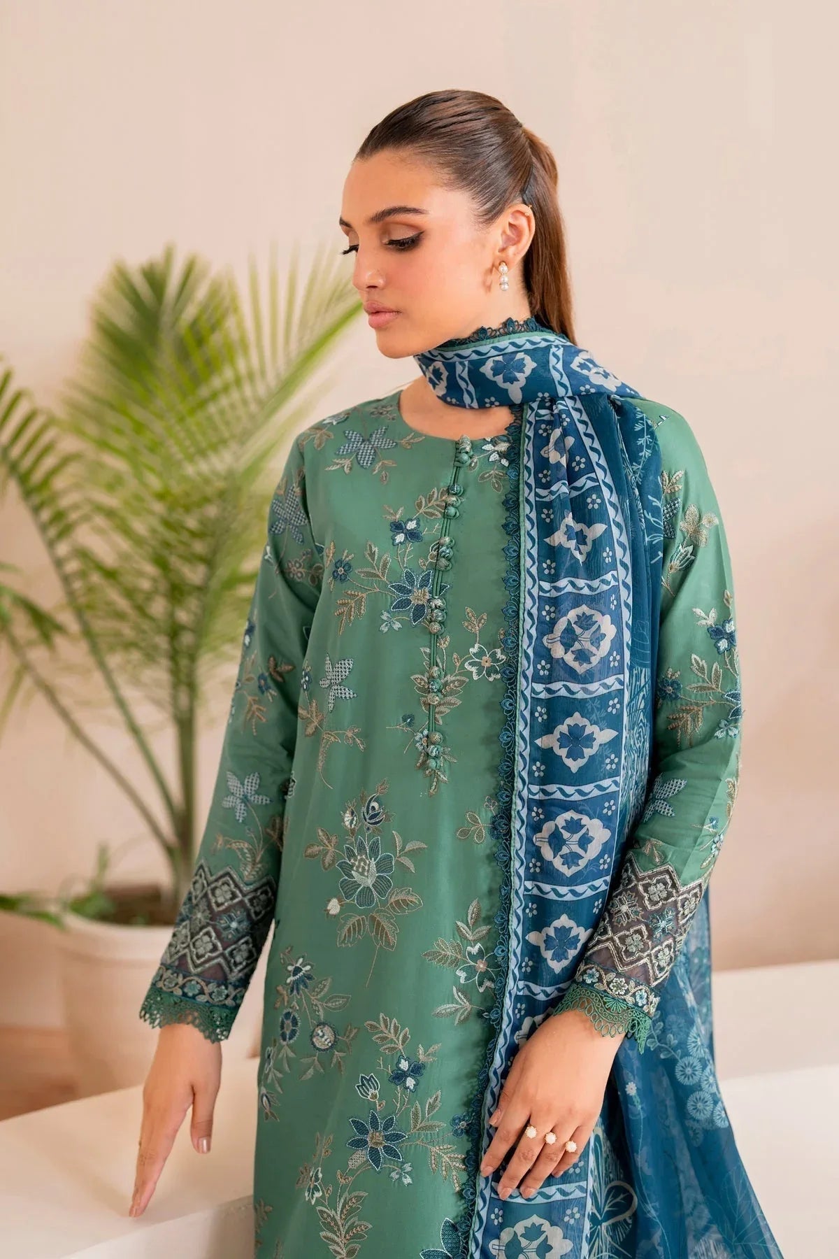Xenia Formals | Printkari 25 | LUNA - Aqsa Fabrics