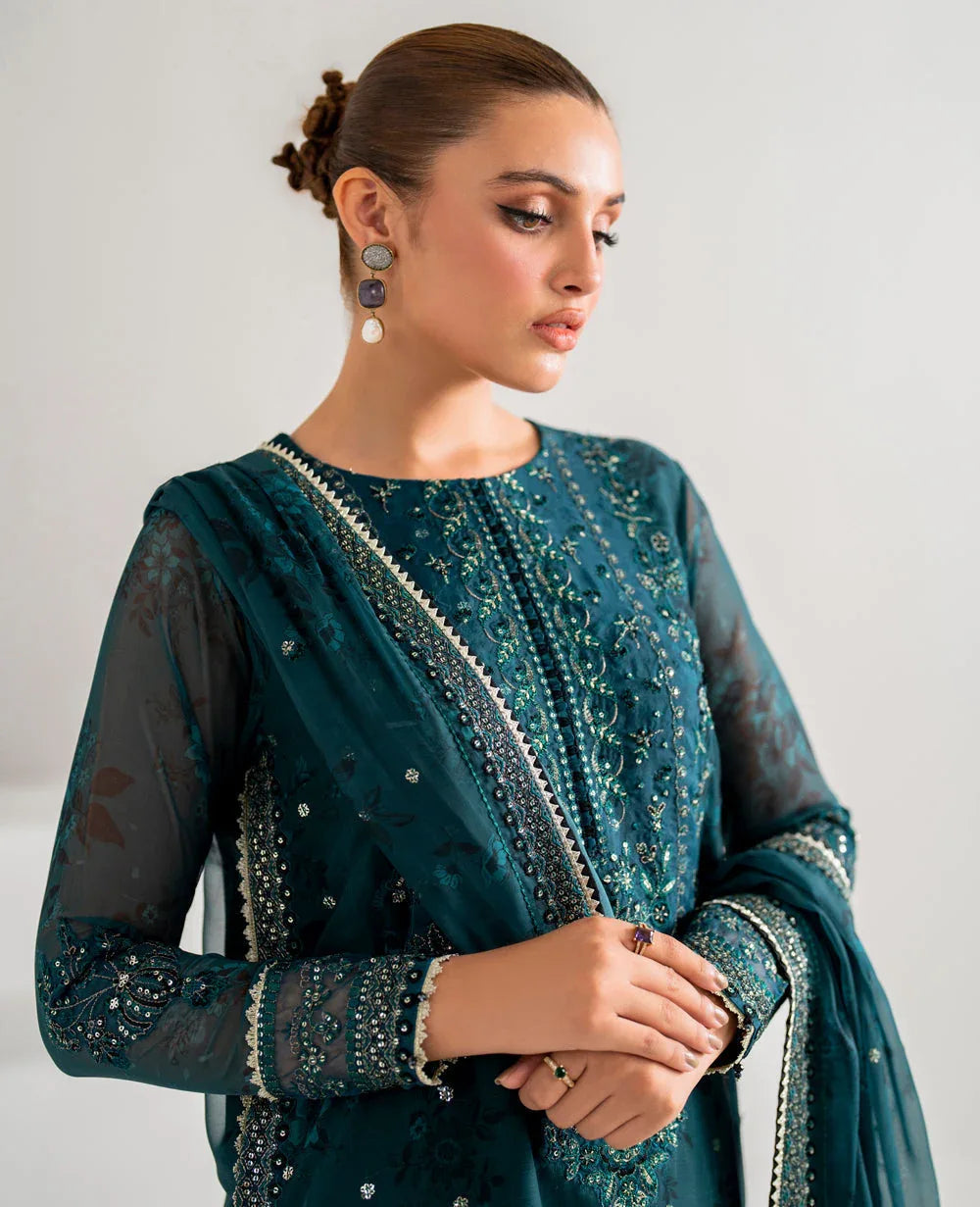 Xenia Formals | Raahi Luxury Formals | AURA - Aqsa Fabrics