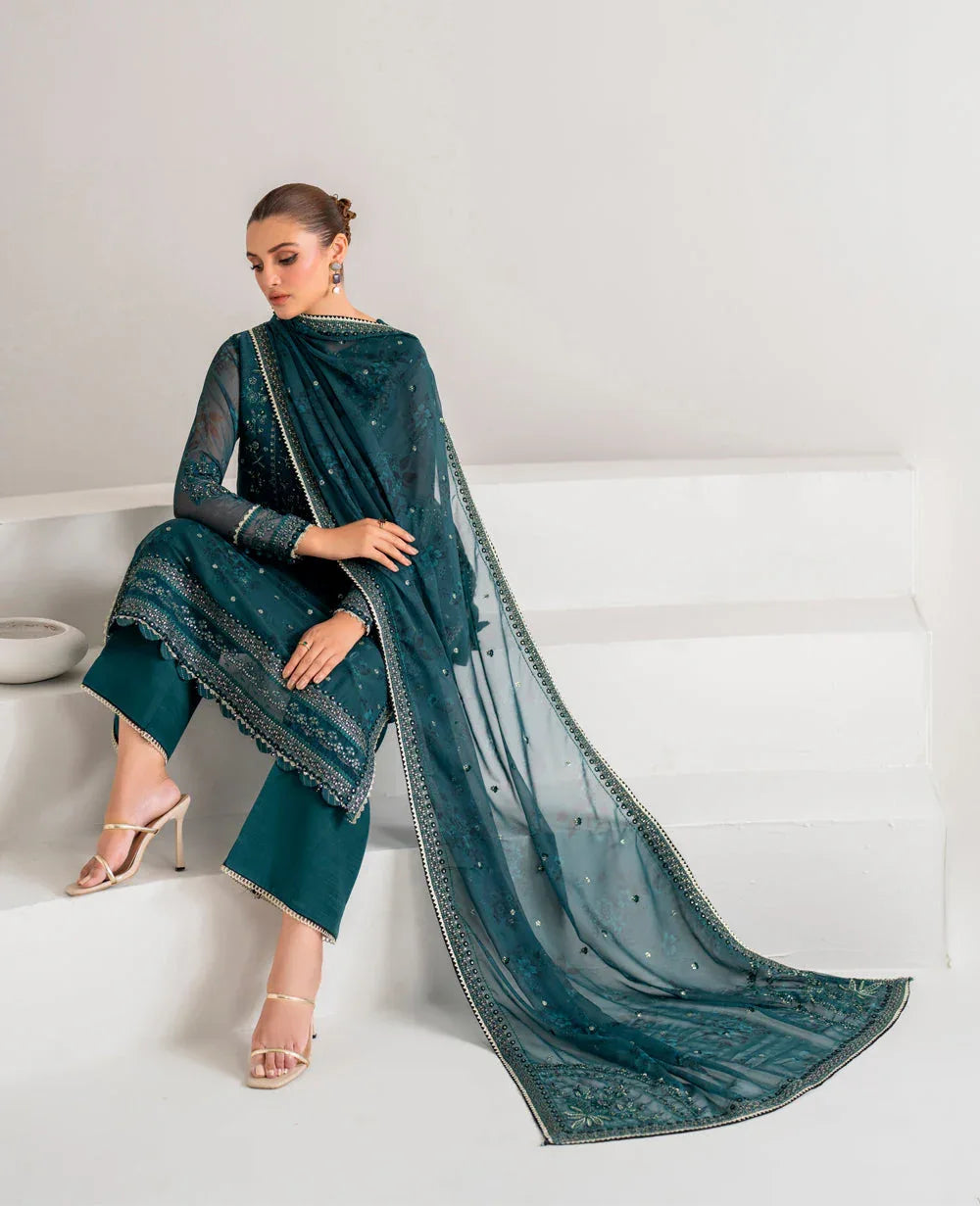 Xenia Formals | Raahi Luxury Formals | AURA - Aqsa Fabrics