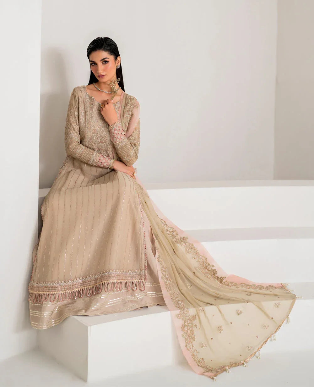 Xenia Formals | Raahi Luxury Formals | CASCADE - Aqsa Fabrics