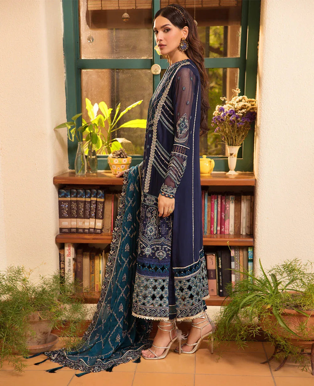 Xenia Formals | Raahi Luxury Formals | CELESTE - Aqsa Fabrics