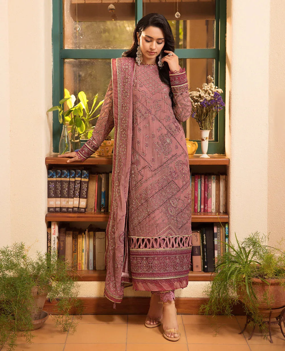 Xenia Formals | Raahi Luxury Formals | EDDA - Aqsa Fabrics