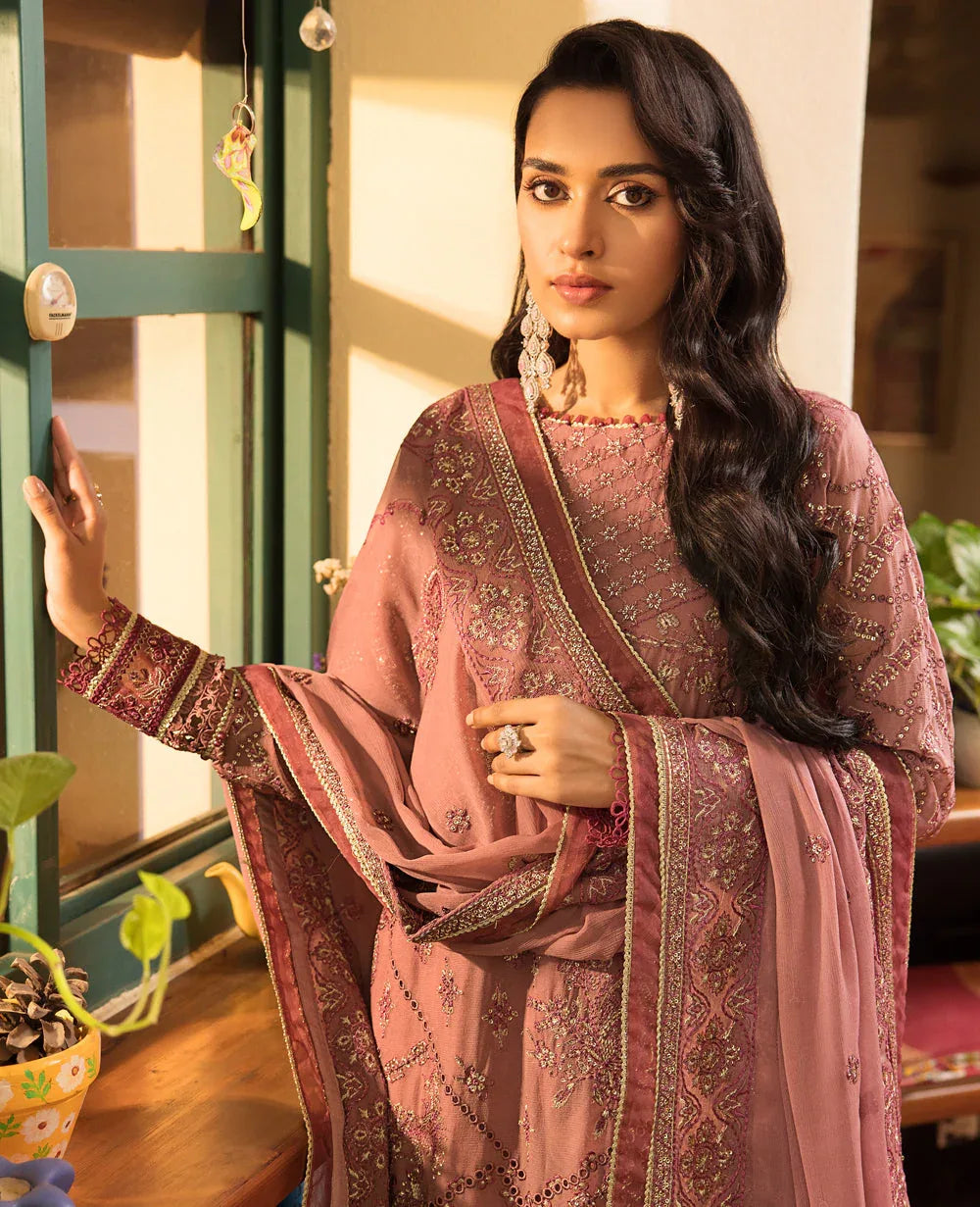 Xenia Formals | Raahi Luxury Formals | EDDA - Aqsa Fabrics