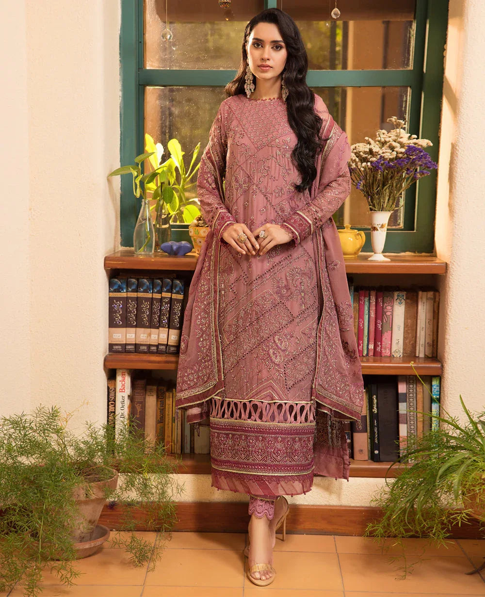 Xenia Formals | Raahi Luxury Formals | EDDA - Aqsa Fabrics
