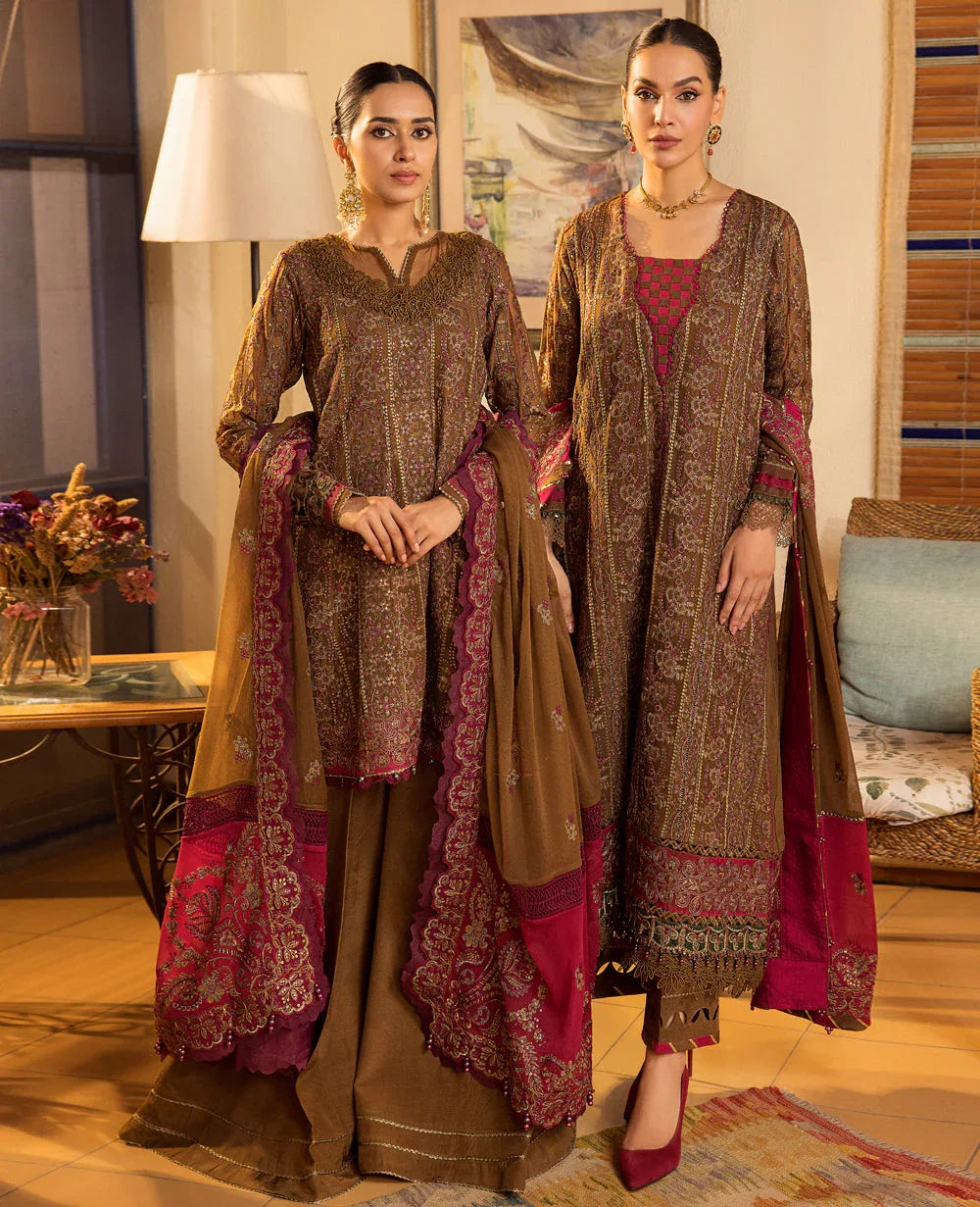 Xenia Formals | Raahi Luxury Formals | ENRICA - Aqsa Fabrics