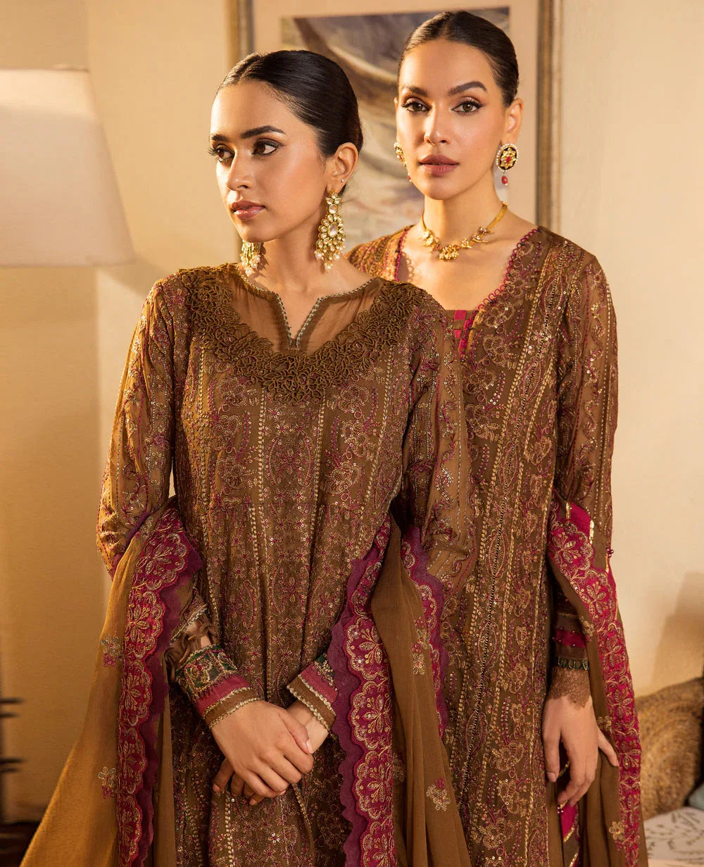Xenia Formals | Raahi Luxury Formals | ENRICA - Aqsa Fabrics
