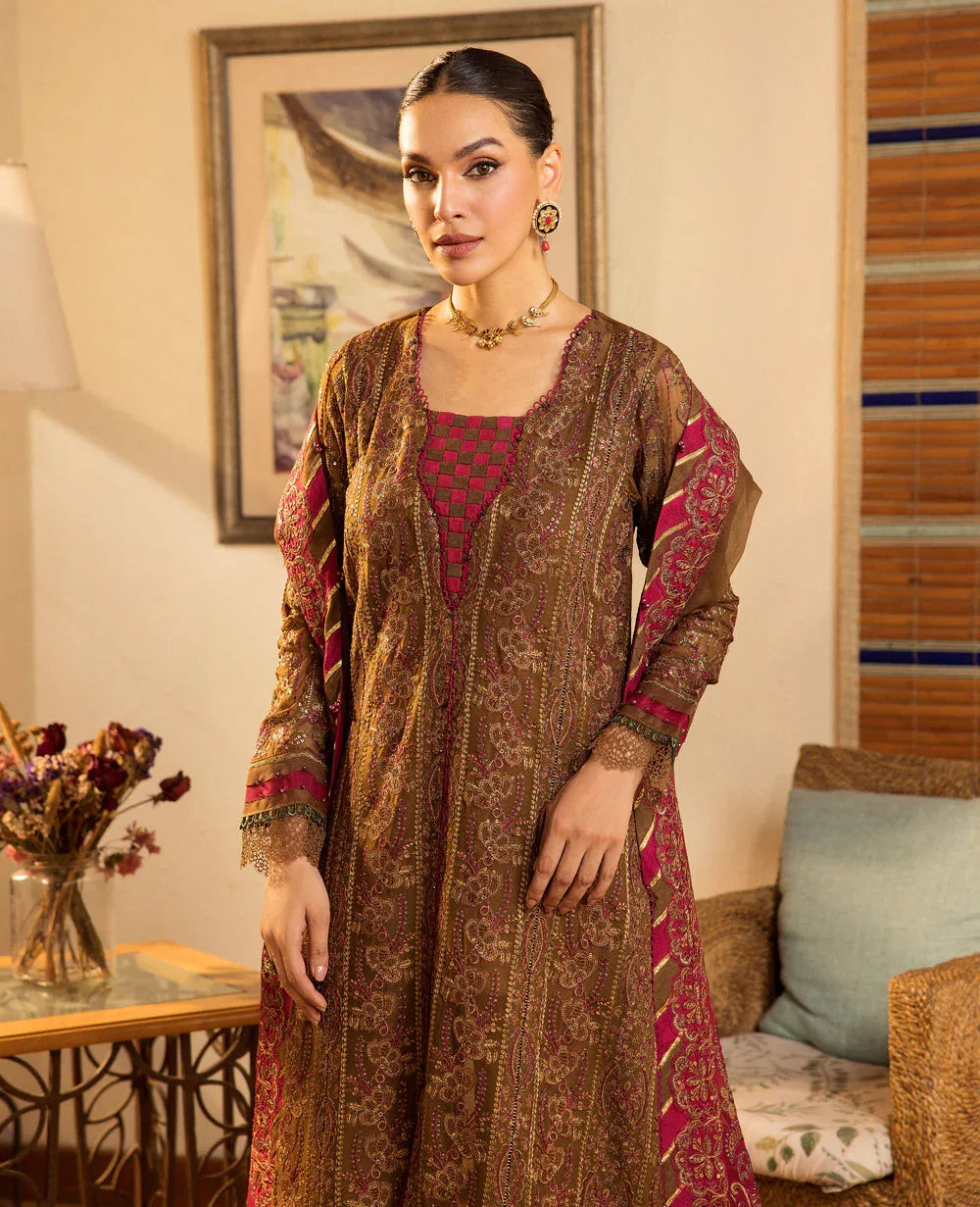 Xenia Formals | Raahi Luxury Formals | ENRICA - Aqsa Fabrics