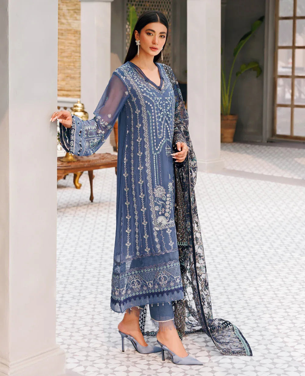 Xenia Formals | Raahi Luxury Formals | FAYE - Aqsa Fabrics
