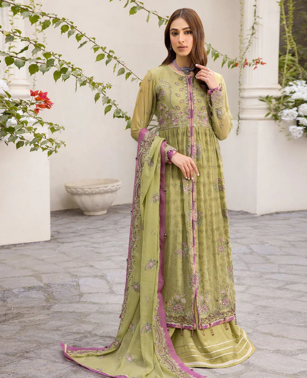 Xenia Formals | Raahi Luxury Formals | FUSEELAH - Aqsa Fabrics