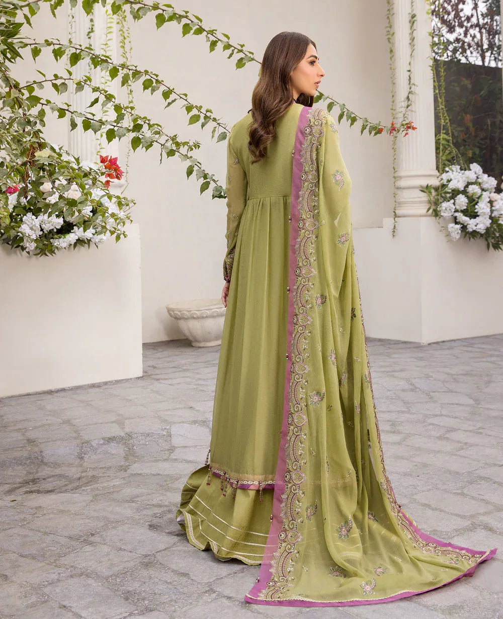Xenia Formals | Raahi Luxury Formals | FUSEELAH - Aqsa Fabrics