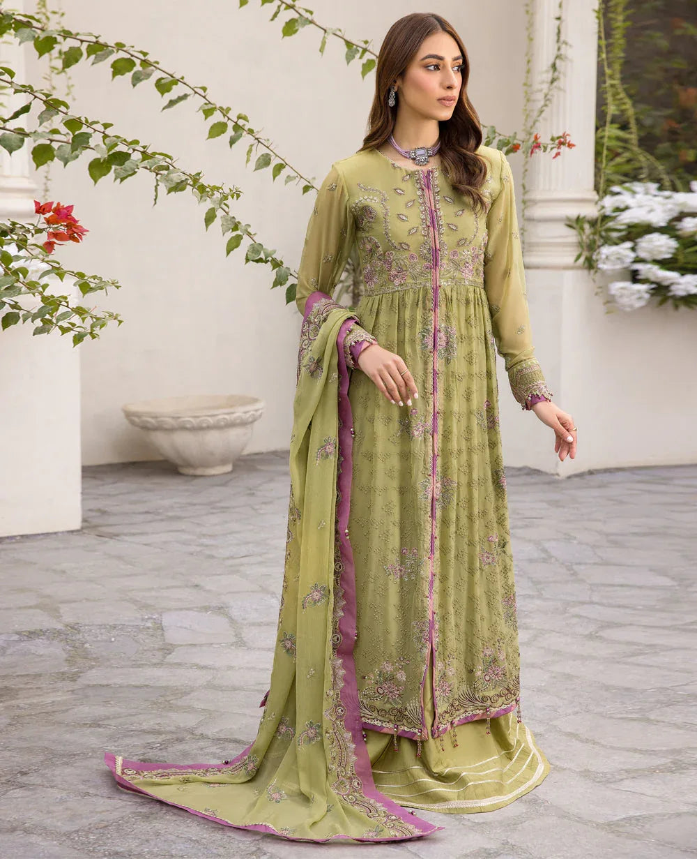 Xenia Formals | Raahi Luxury Formals | FUSEELAH - Aqsa Fabrics
