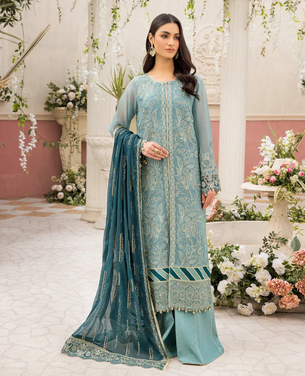 Xenia Formals | Raahi Luxury Formals | HAYAH - Aqsa Fabrics