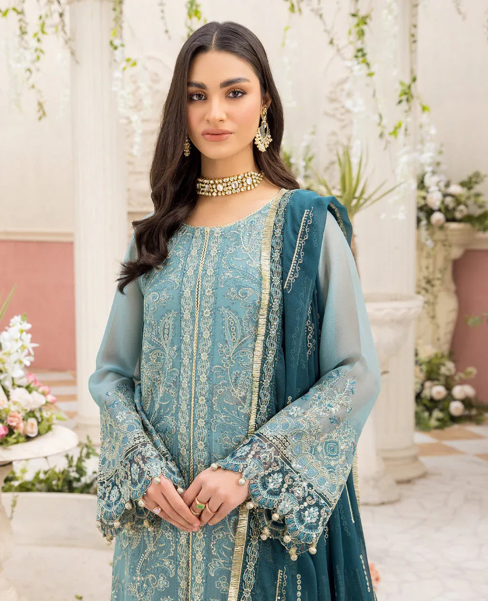 Xenia Formals | Raahi Luxury Formals | HAYAH - Aqsa Fabrics