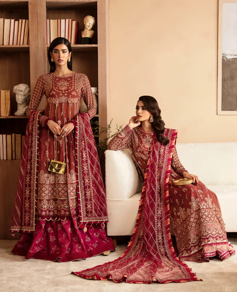 Xenia Formals | Raahi Luxury Formals | ISHAMA - Aqsa Fabrics