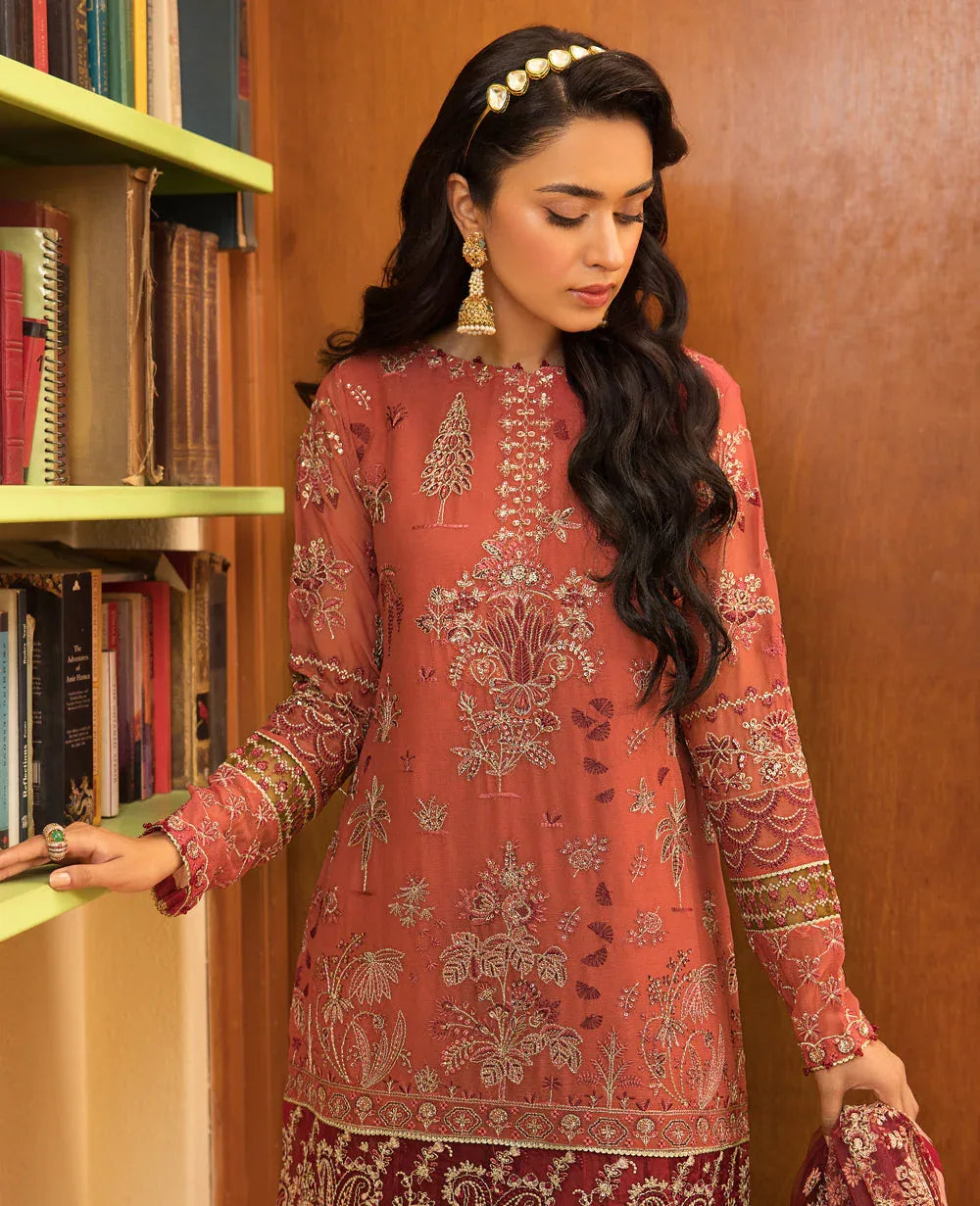 Xenia Formals | Raahi Luxury Formals | MARIE - Aqsa Fabrics