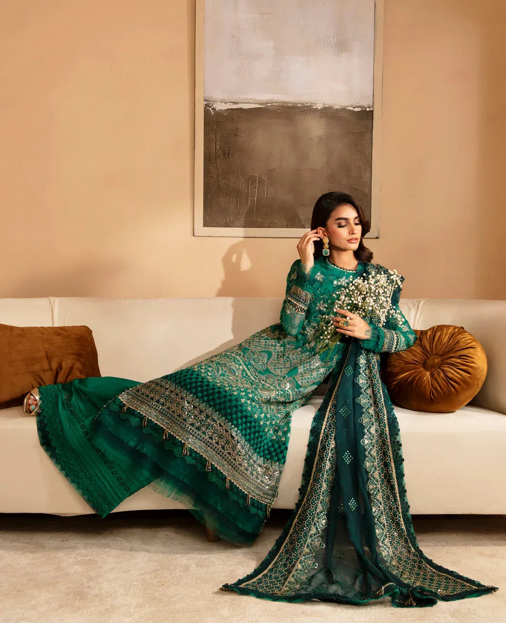 Xenia Formals | Raahi Luxury Formals | MIRAI - Aqsa Fabrics