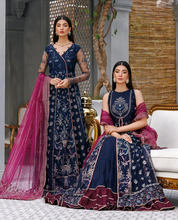 Xenia Formals | Raahi Luxury Formals | NAMAR - Aqsa Fabrics