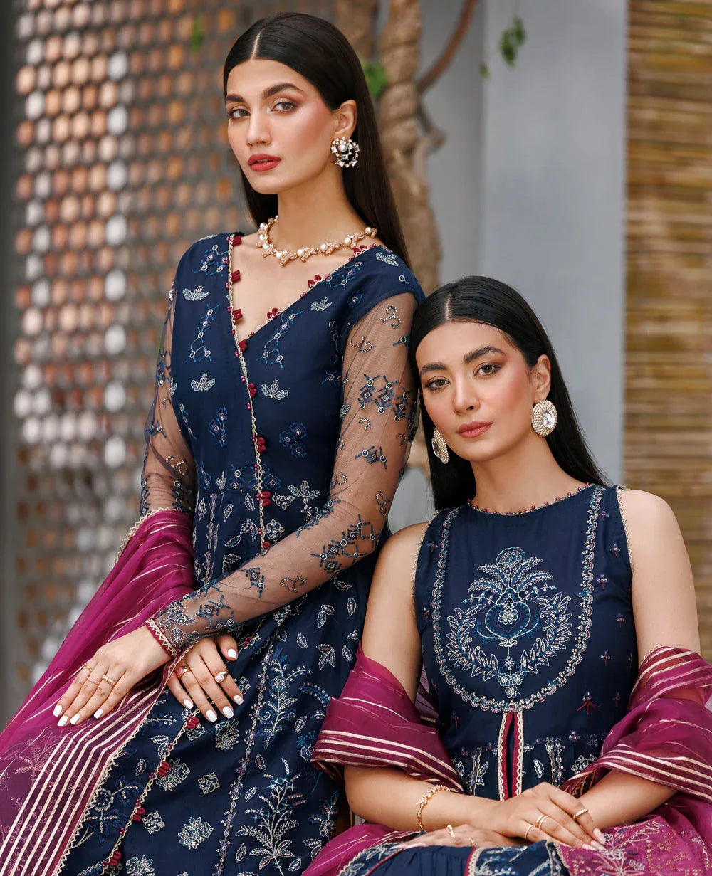 Xenia Formals | Raahi Luxury Formals | NAMAR - Aqsa Fabrics