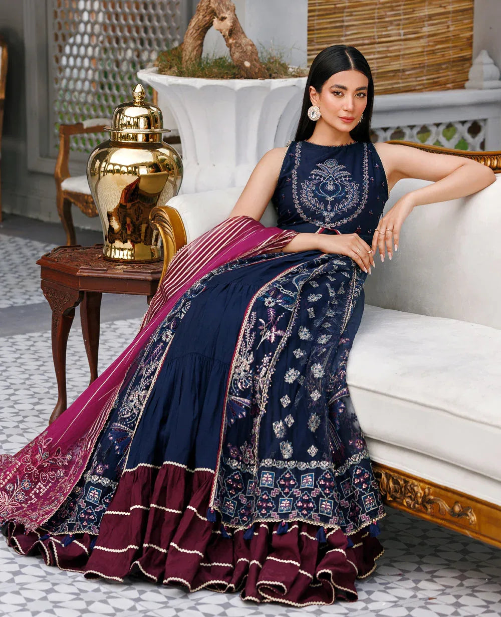 Xenia Formals | Raahi Luxury Formals | NAMAR - Aqsa Fabrics