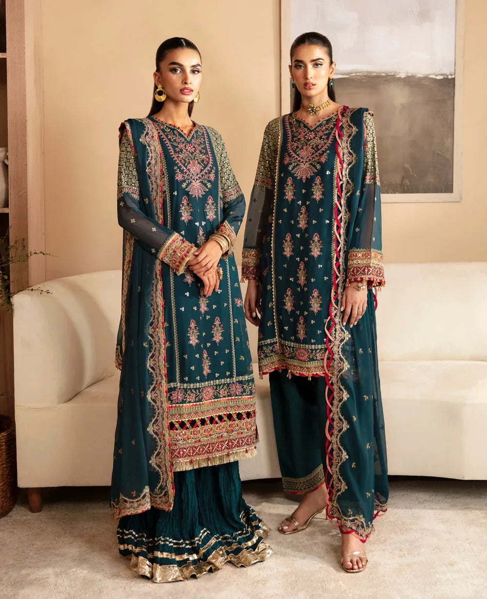 Xenia Formals | Raahi Luxury Formals | NEHMAT - Aqsa Fabrics