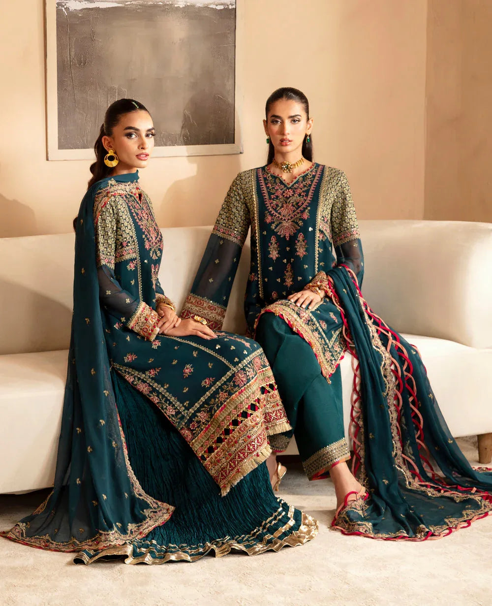 Xenia Formals | Raahi Luxury Formals | NEHMAT - Aqsa Fabrics