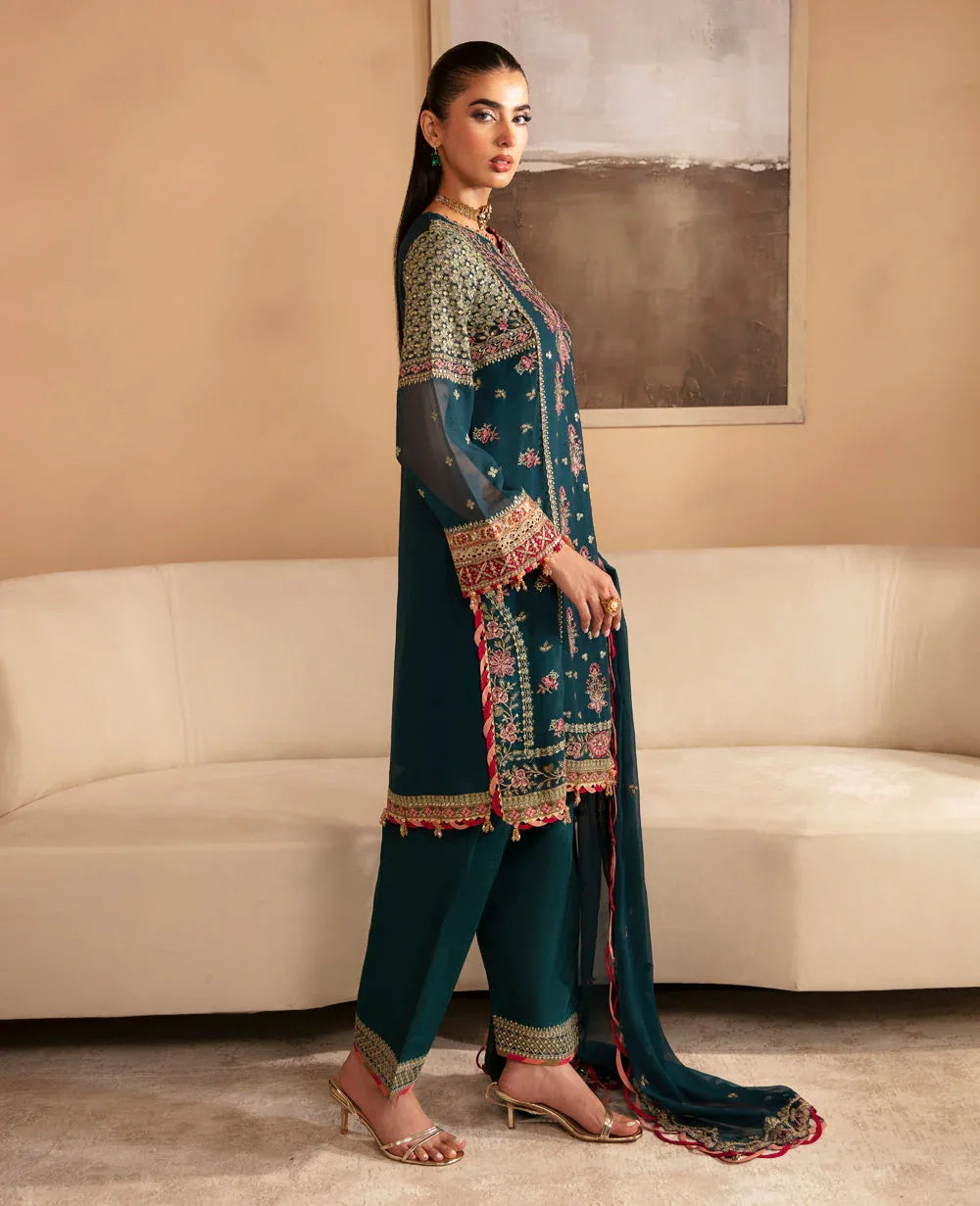 Xenia Formals | Raahi Luxury Formals | NEHMAT - Aqsa Fabrics