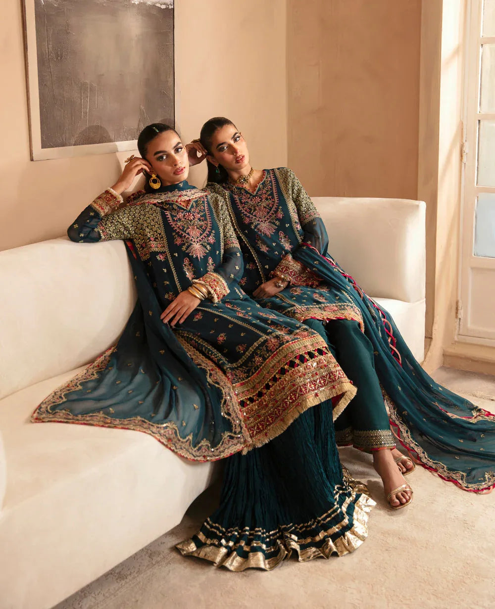 Xenia Formals | Raahi Luxury Formals | NEHMAT - Aqsa Fabrics