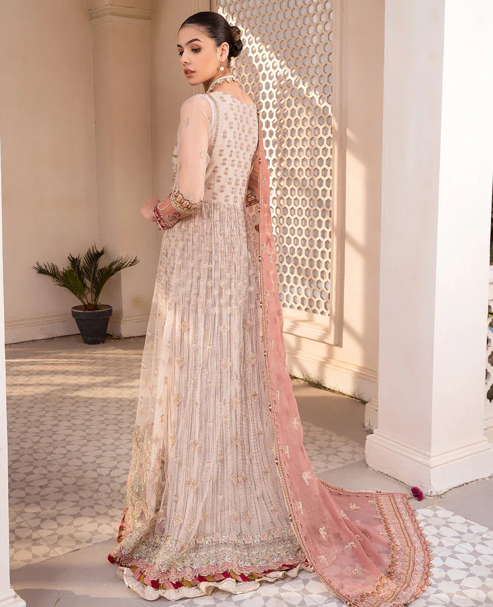 Xenia Formals | Raahi Luxury Formals | SHERMINA - Aqsa Fabrics