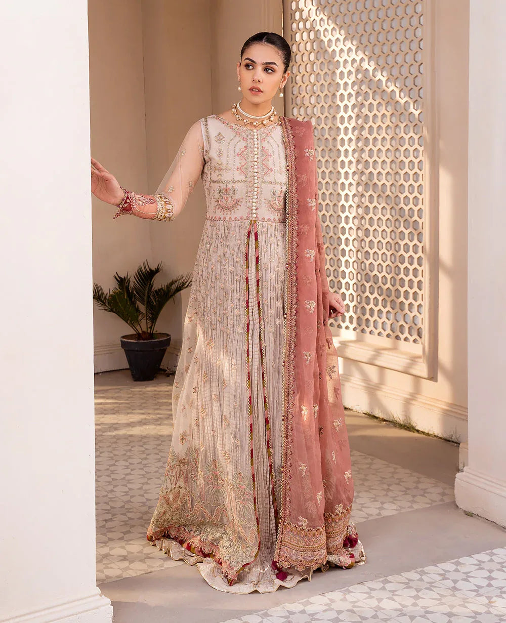 Xenia Formals | Raahi Luxury Formals | SHERMINA - Aqsa Fabrics