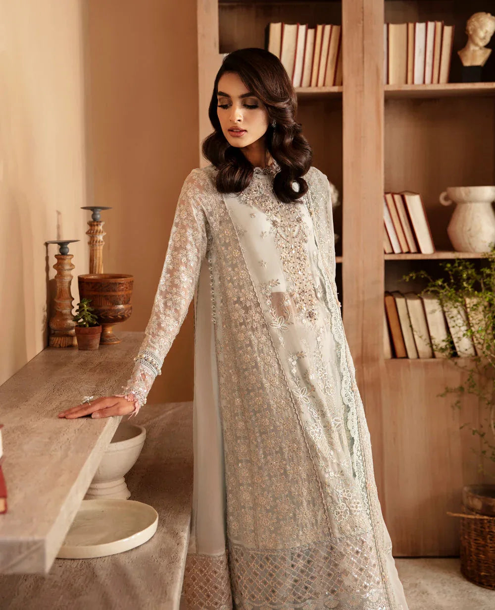 Xenia Formals | Raahi Luxury Formals | SYLVAN - Aqsa Fabrics