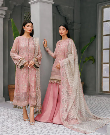 Xenia Formals | Raahi Luxury Formals | TAUPE - Aqsa Fabrics