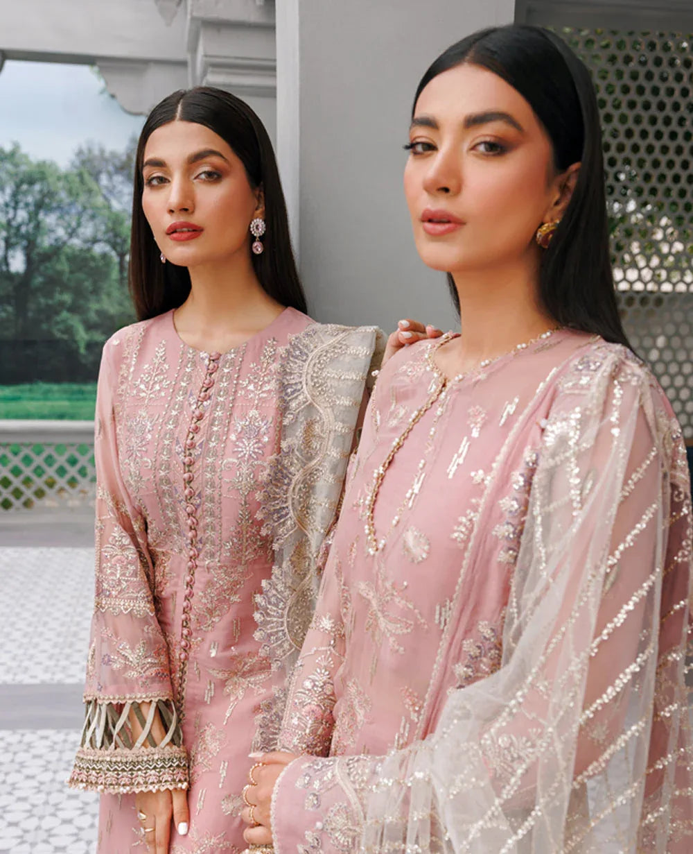 Xenia Formals | Raahi Luxury Formals | TAUPE - Aqsa Fabrics