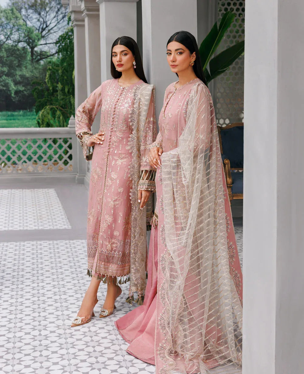 Xenia Formals | Raahi Luxury Formals | TAUPE - Aqsa Fabrics