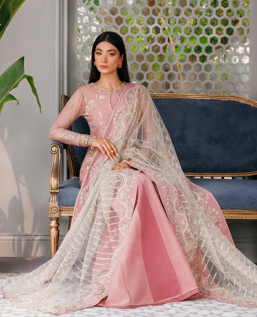 Xenia Formals | Raahi Luxury Formals | TAUPE - Aqsa Fabrics
