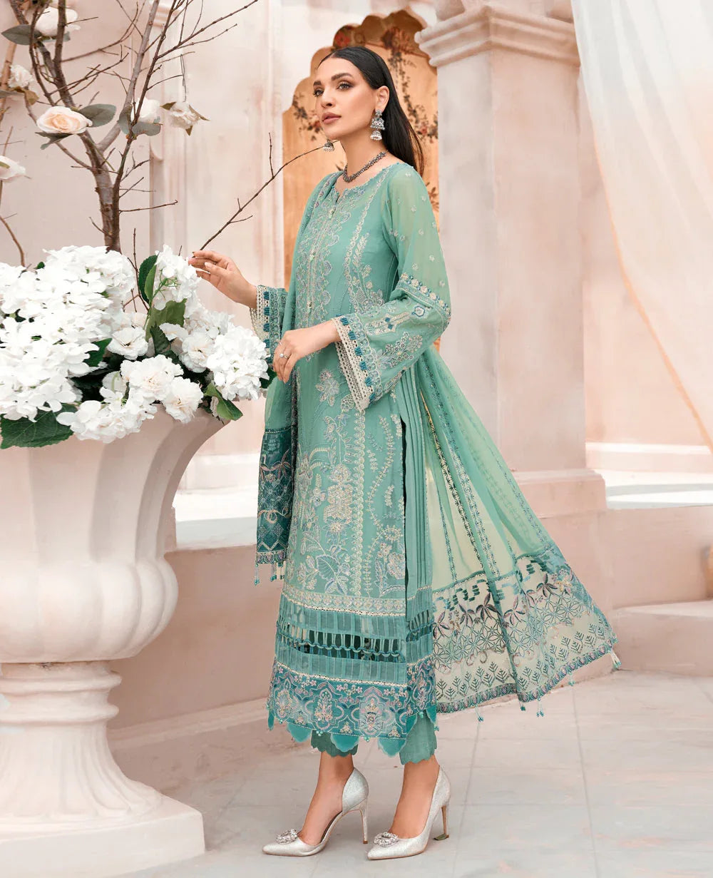 Xenia Formals | Raahi Luxury Formals | VEJAH - Aqsa Fabrics