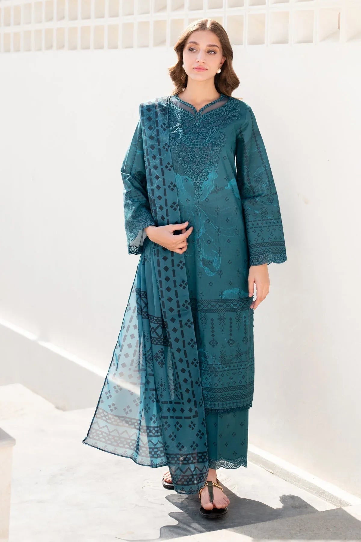 Xenia Formals | Summer Away 25 | BRICK-A - Aqsa Fabrics