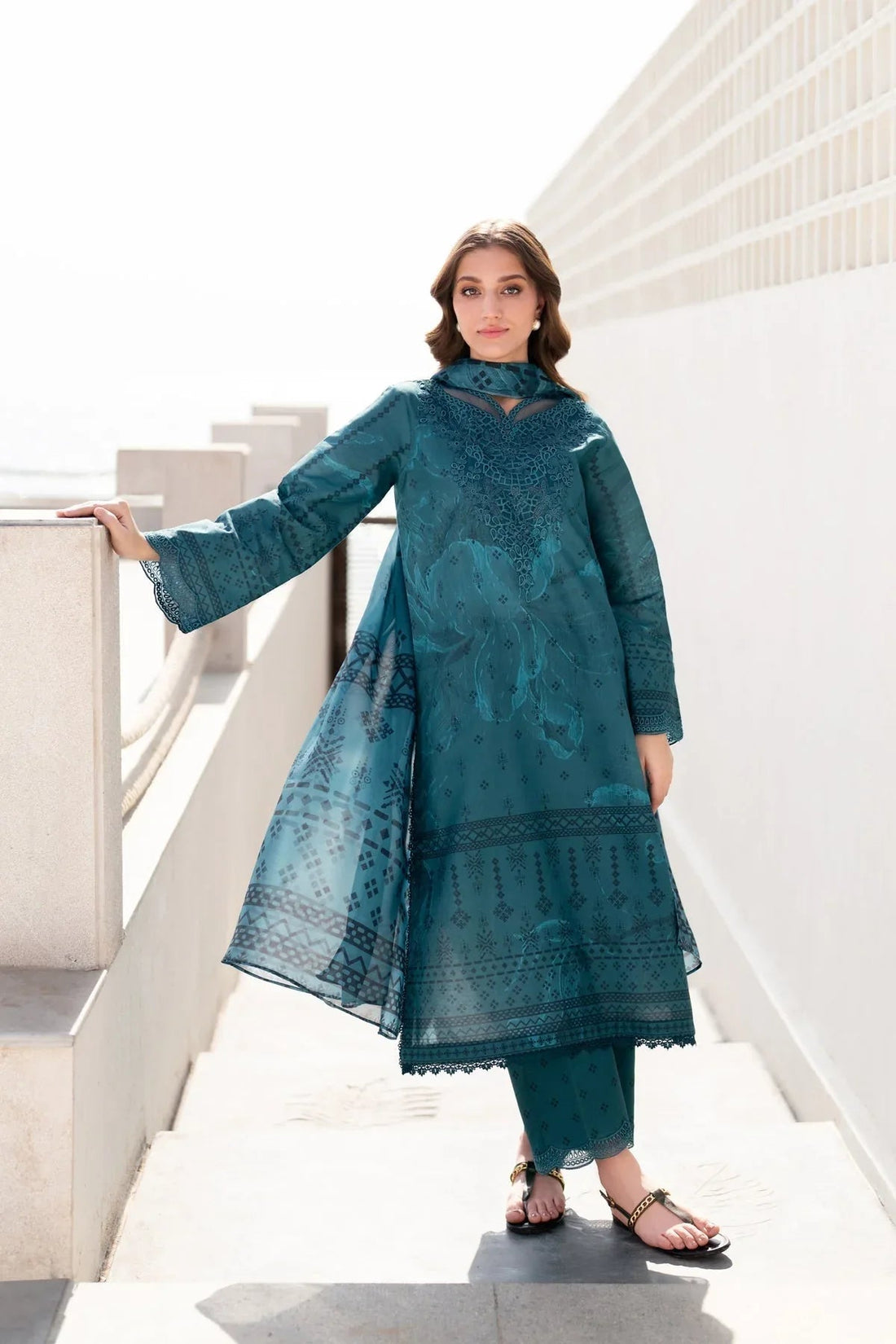 Xenia Formals | Summer Away 25 | BRICK-A - Aqsa Fabrics