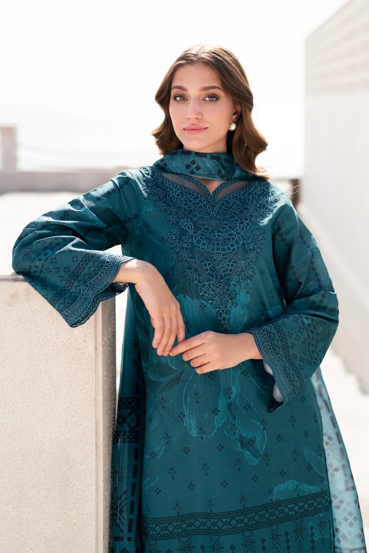 Xenia Formals | Summer Away 25 | BRICK-A - Aqsa Fabrics