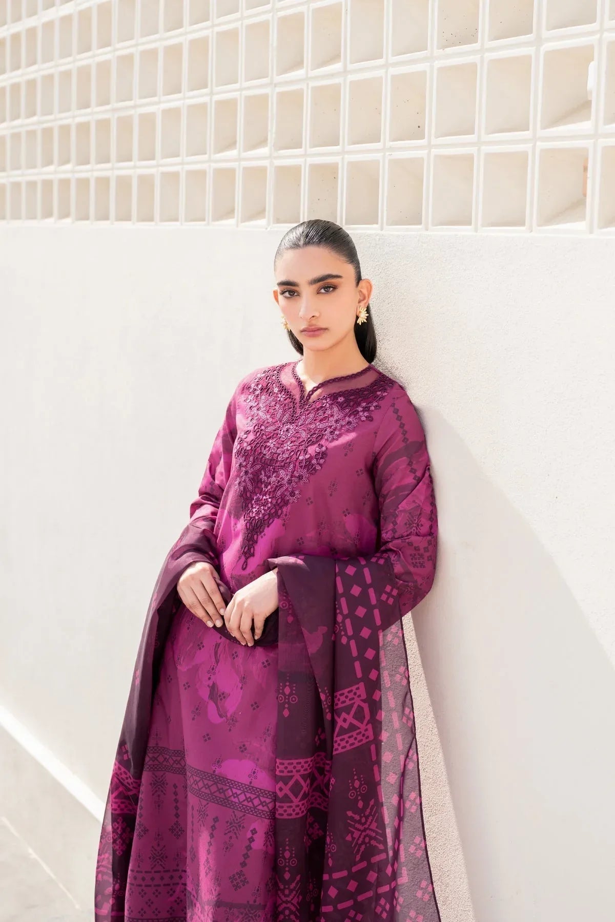 Xenia Formals | Summer Away 25 | BRICK-B - Aqsa Fabrics