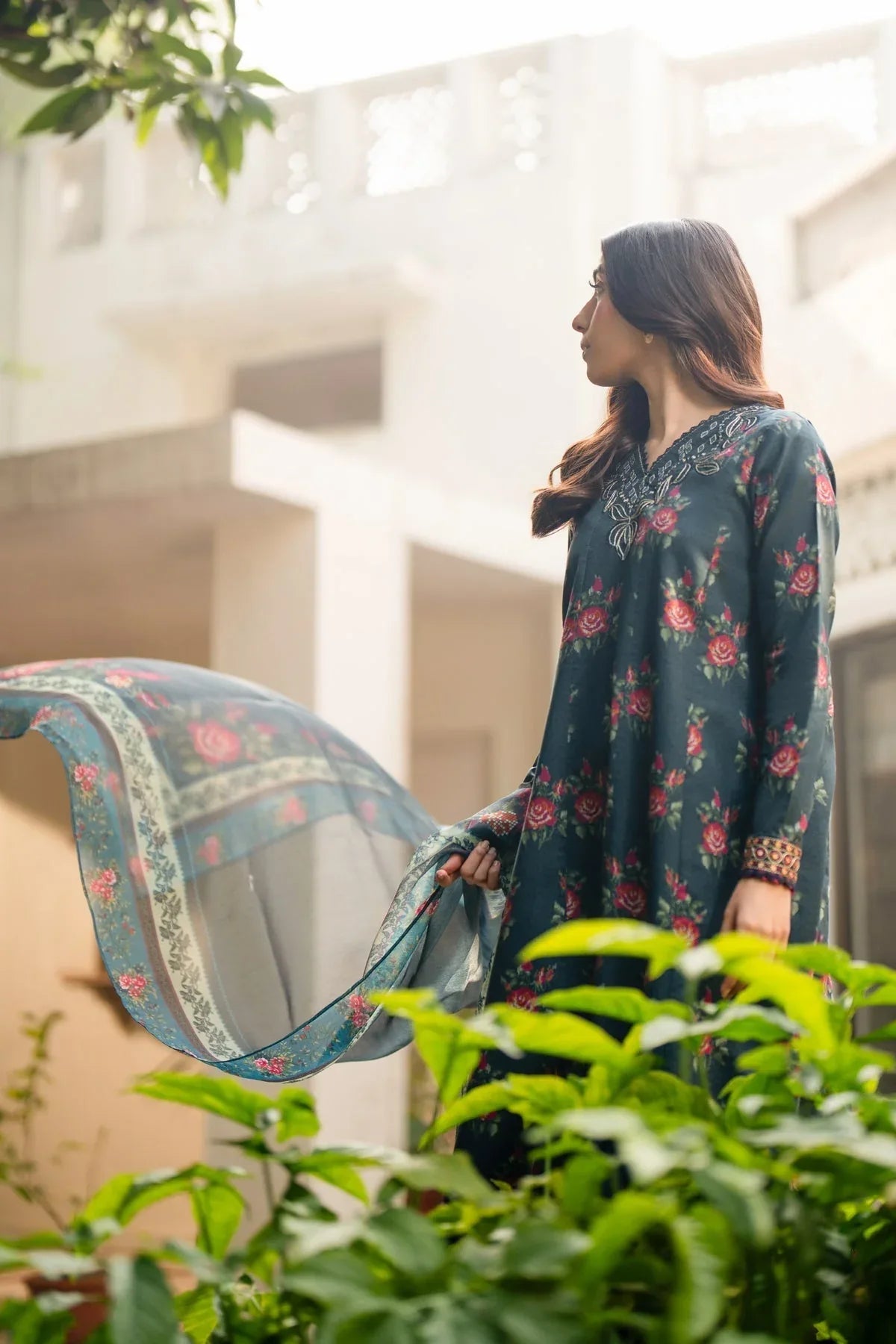 Xenia Formals | Summer Away 25 | FLEURIS - Aqsa Fabrics