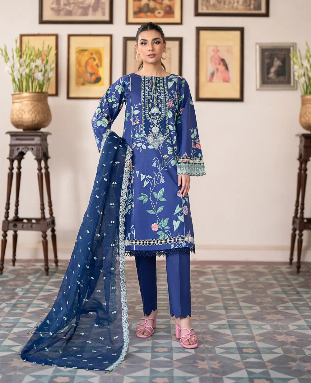 Xenia Formals | Summer Soiree Lawn | MONTAUK - Aqsa Fabrics