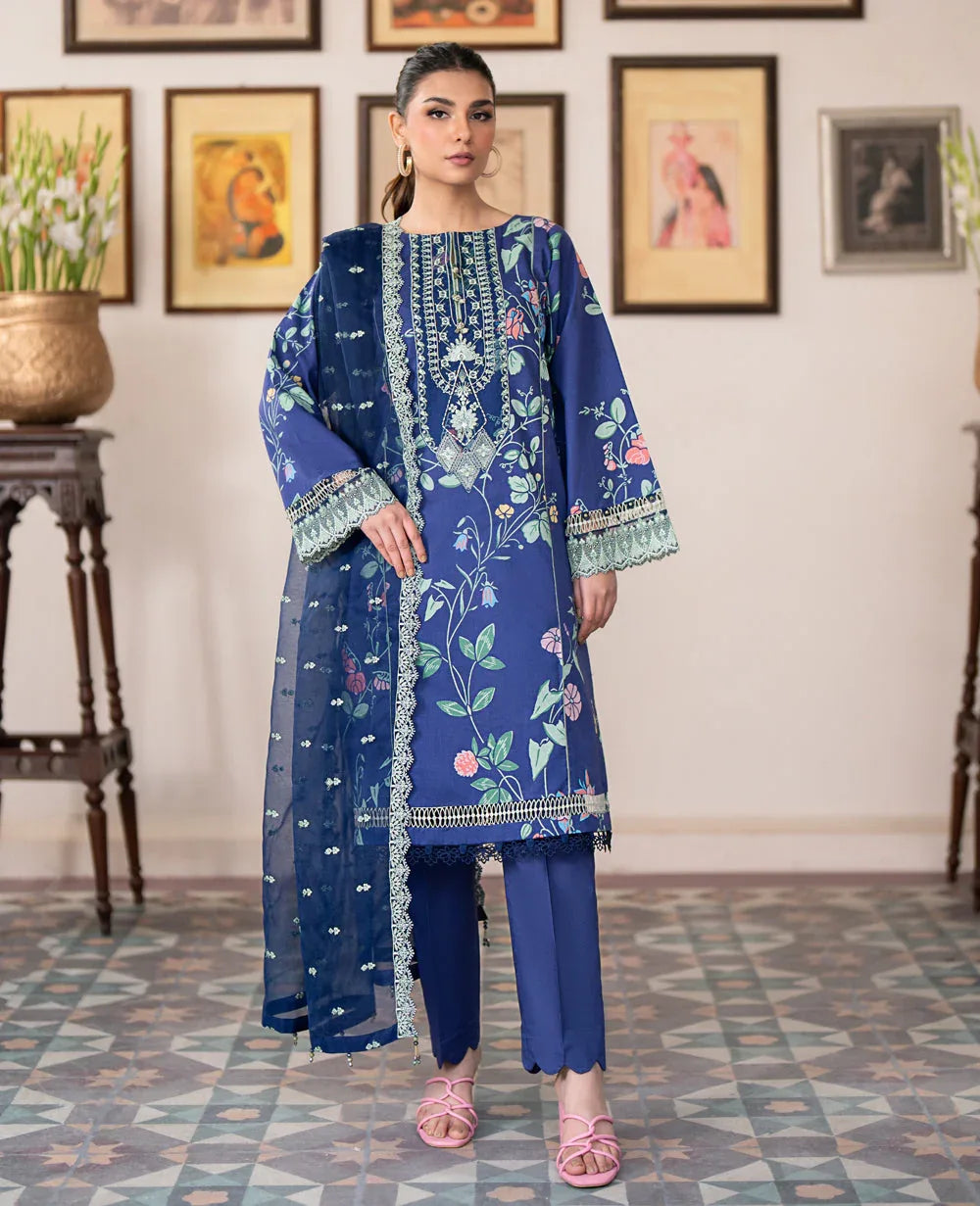 Xenia Formals | Summer Soiree Lawn | MONTAUK - Aqsa Fabrics