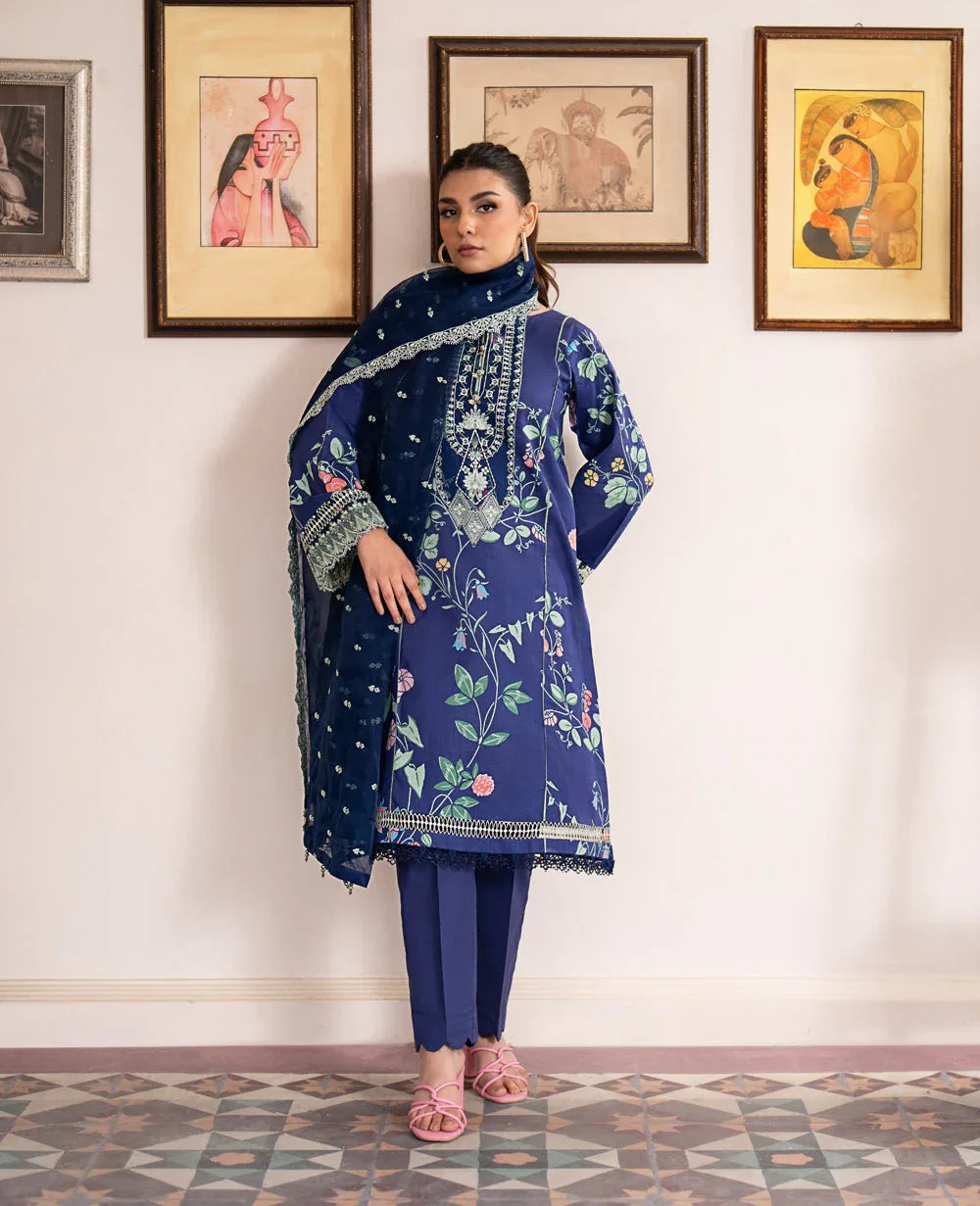Xenia Formals | Summer Soiree Lawn | MONTAUK - Aqsa Fabrics