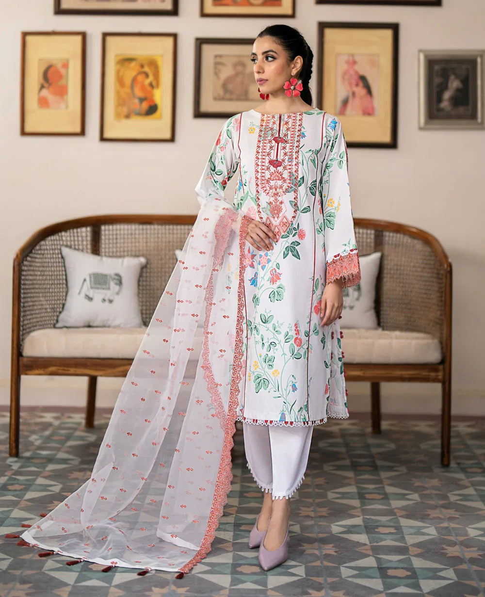 Xenia Formals | Summer Soiree Lawn | PAULO - Aqsa Fabrics
