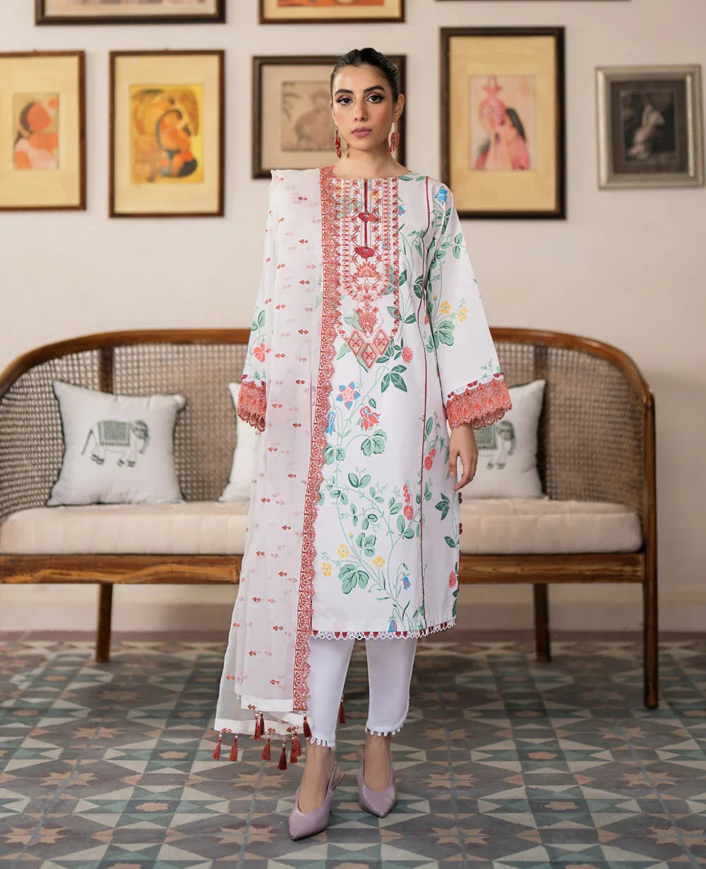 Xenia Formals | Summer Soiree Lawn | PAULO - Aqsa Fabrics