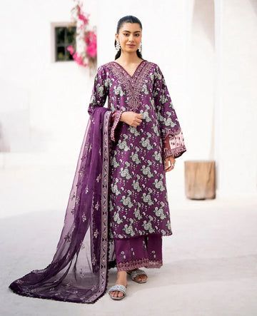 Xenia Formals | Summer Soiree Lawn | TAAMASI JAMUN - Aqsa Fabrics