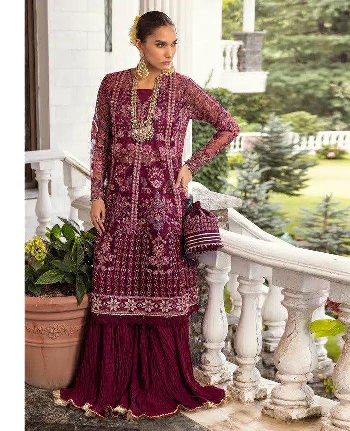 Xenia Formals | Zahra Luxury Formals 23 | Marah - Aqsa Fabrics