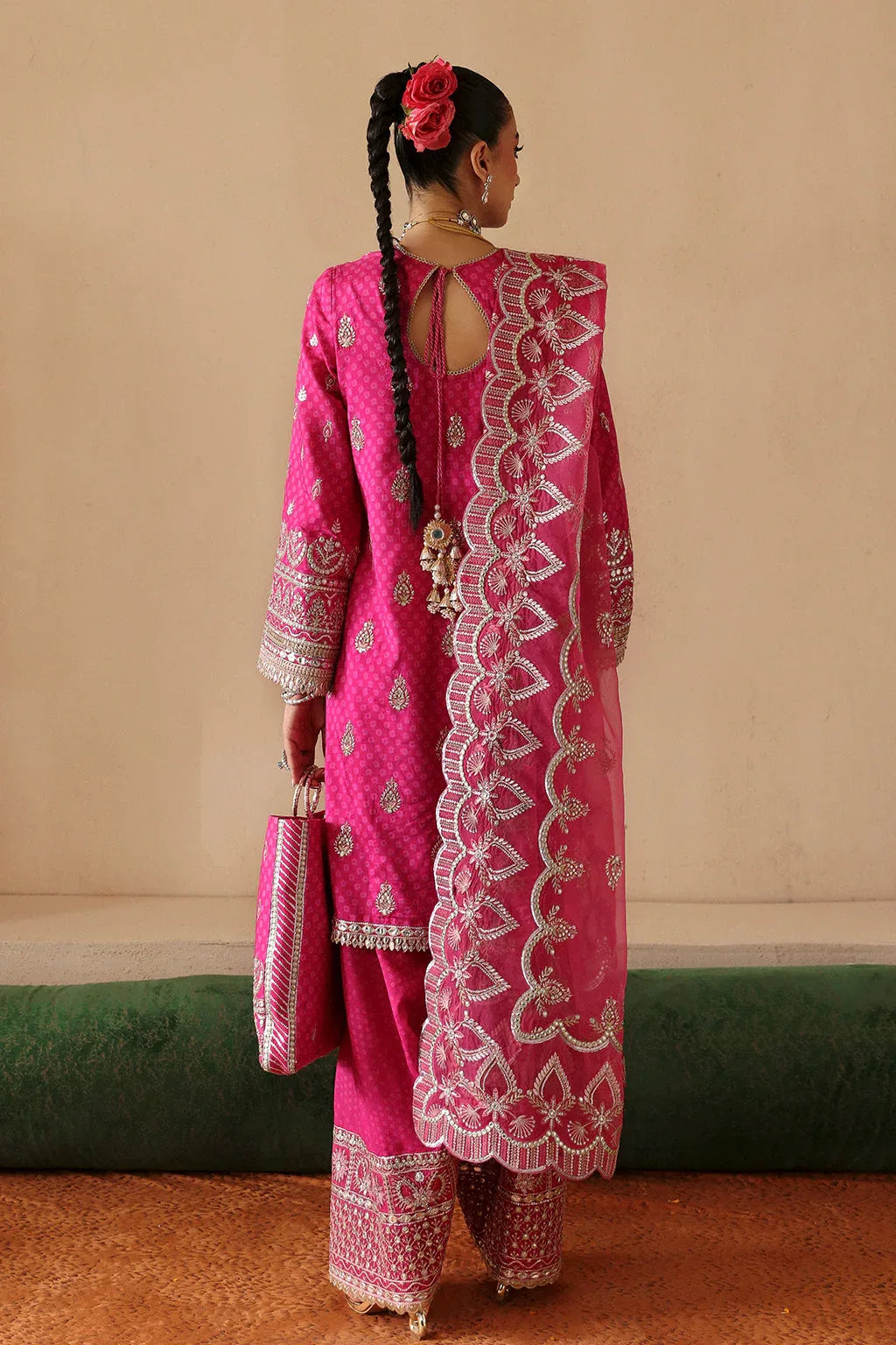 Afrozeh Shehnai Wedding Formal 3Pc Suit AFS-24-06 Yasmin - Aqsa Fabrics