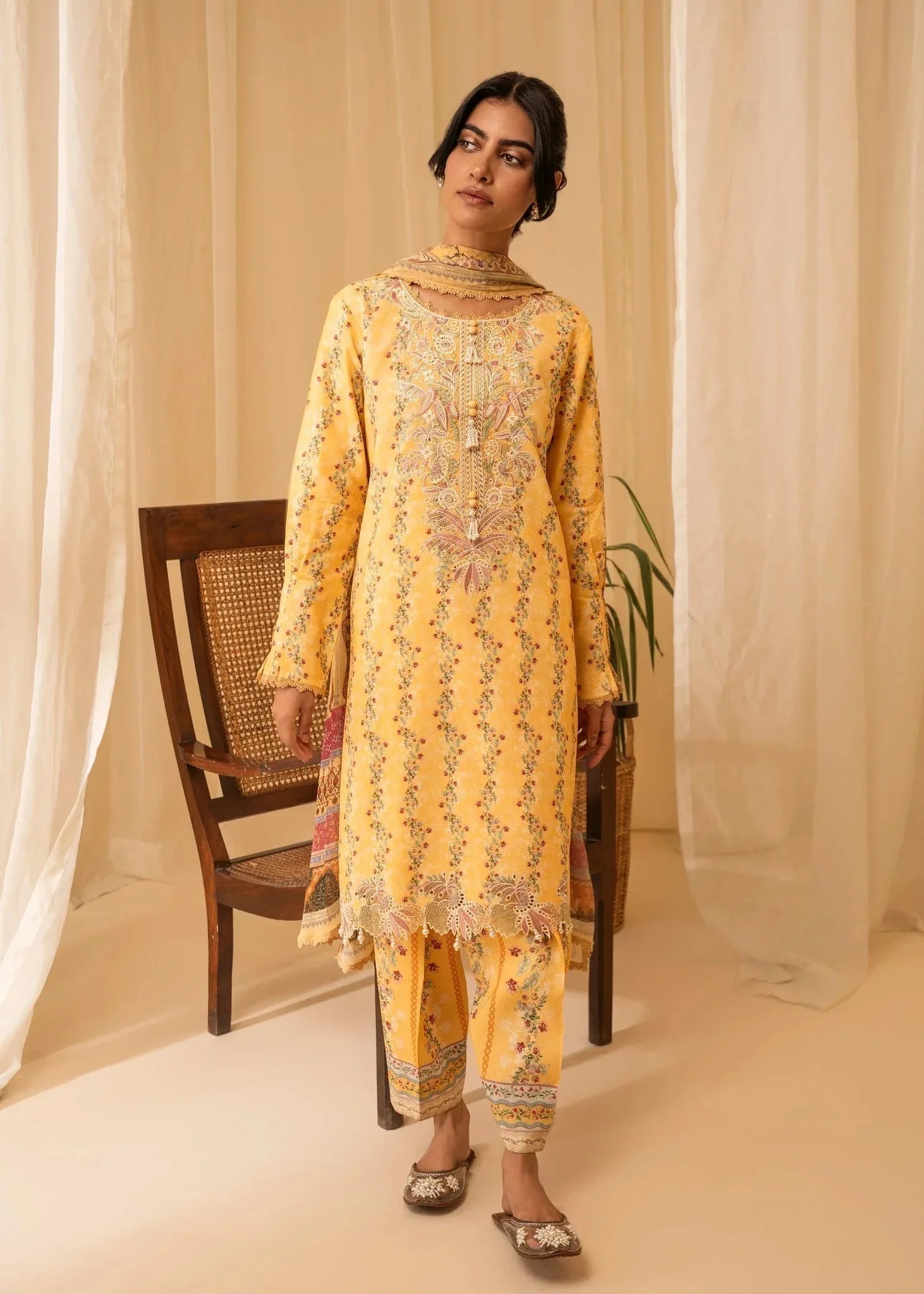 Nureh | Shades of Winter | ALARA (AZ-07) - Aqsa Fabrics